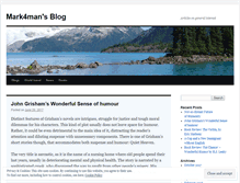 Tablet Screenshot of mark4man.wordpress.com