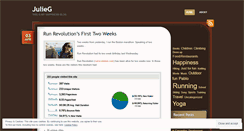 Desktop Screenshot of missjulieg.wordpress.com
