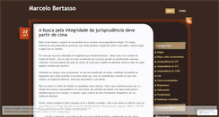 Desktop Screenshot of mpbertasso.wordpress.com