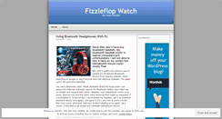 Desktop Screenshot of fizzleflop.wordpress.com