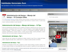 Tablet Screenshot of habilidadesgerencialesaxon.wordpress.com