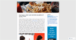 Desktop Screenshot of chefspeak.wordpress.com