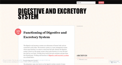 Desktop Screenshot of digestiveandexcretorysystem0.wordpress.com