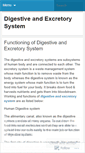 Mobile Screenshot of digestiveandexcretorysystem0.wordpress.com