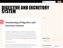 Tablet Screenshot of digestiveandexcretorysystem0.wordpress.com