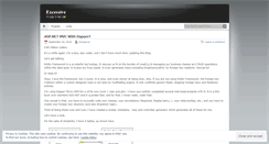Desktop Screenshot of excessive.wordpress.com