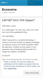 Mobile Screenshot of excessive.wordpress.com