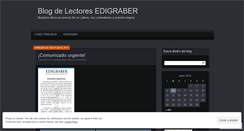Desktop Screenshot of edigraberblogdelectores.wordpress.com