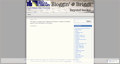 Desktop Screenshot of bloggingatbriggs.wordpress.com