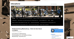 Desktop Screenshot of bikerpfarrer.wordpress.com