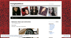 Desktop Screenshot of fromgitawithlove.wordpress.com