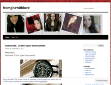 Tablet Screenshot of fromgitawithlove.wordpress.com