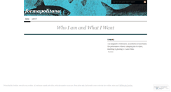 Desktop Screenshot of formapolitana.wordpress.com
