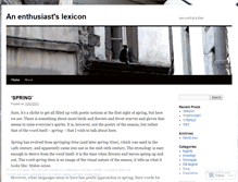 Tablet Screenshot of enthusiastslexicon.wordpress.com