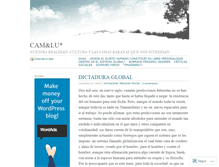 Tablet Screenshot of camilu.wordpress.com