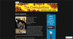 Desktop Screenshot of comicjunkies.wordpress.com