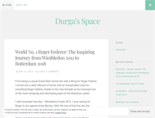 Tablet Screenshot of durgasspace.wordpress.com