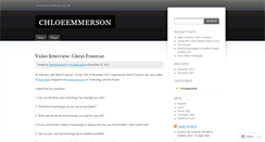 Desktop Screenshot of chloeemmerson.wordpress.com