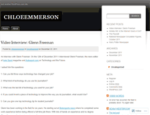 Tablet Screenshot of chloeemmerson.wordpress.com