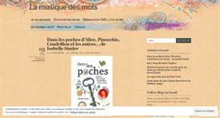 Desktop Screenshot of lamusiquedesmots.wordpress.com