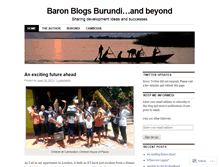 Tablet Screenshot of baronblogsburundi.wordpress.com