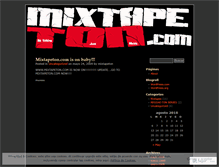 Tablet Screenshot of mixtapeton.wordpress.com