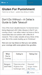 Mobile Screenshot of glutenpunishment.wordpress.com
