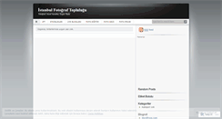 Desktop Screenshot of istanbulfotograftoplulugu.wordpress.com