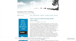 Desktop Screenshot of keisha61303.wordpress.com