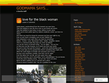 Tablet Screenshot of godmama.wordpress.com