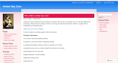 Desktop Screenshot of amberdaycare.wordpress.com