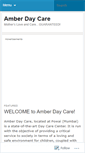 Mobile Screenshot of amberdaycare.wordpress.com