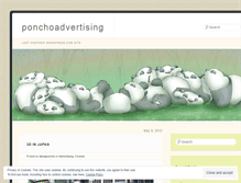 Tablet Screenshot of ponchoadvertising.wordpress.com