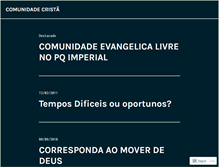 Tablet Screenshot of comunidadelivre.wordpress.com