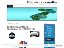 Tablet Screenshot of lahistoriadelosmedios.wordpress.com