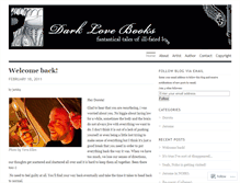 Tablet Screenshot of darklovebooks.wordpress.com