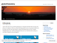 Tablet Screenshot of glutenfreeeatery.wordpress.com