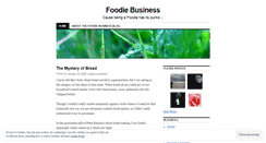 Desktop Screenshot of foodiebusiness.wordpress.com