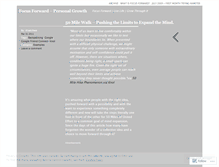 Tablet Screenshot of focusfwd.wordpress.com