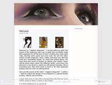 Tablet Screenshot of lipglossmagazine.wordpress.com