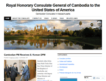 Tablet Screenshot of cambodianconsular.wordpress.com