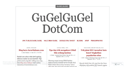 Desktop Screenshot of gugelgugel.wordpress.com