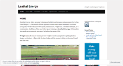 Desktop Screenshot of leathalenergy.wordpress.com