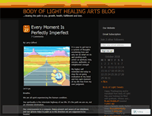 Tablet Screenshot of bodyoflighthealingarts.wordpress.com