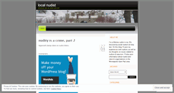 Desktop Screenshot of localnudist.wordpress.com