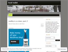 Tablet Screenshot of localnudist.wordpress.com