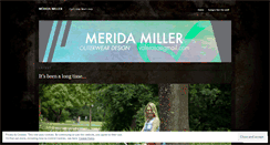 Desktop Screenshot of meridamiller.wordpress.com