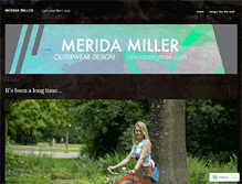 Tablet Screenshot of meridamiller.wordpress.com