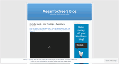 Desktop Screenshot of meganfoxfree.wordpress.com