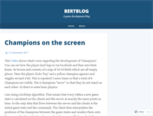 Tablet Screenshot of bertelom.wordpress.com